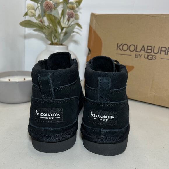 UGG Neumel Lace Up Round Toe Boot S/N 1094269 Black Women 7 NWB - Picture 5 of 11